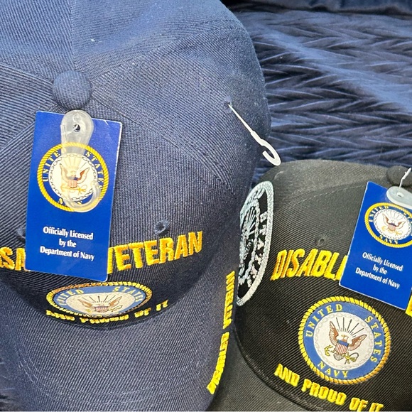 Navy Disabled Vet Hat.  New!! - Picture 4 of 4